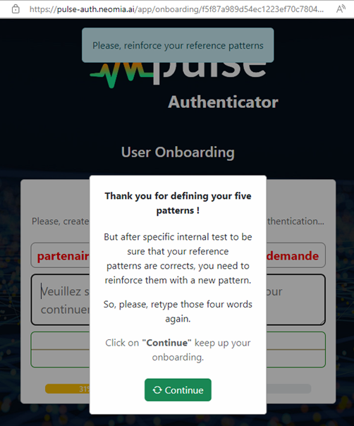 Onboarding process